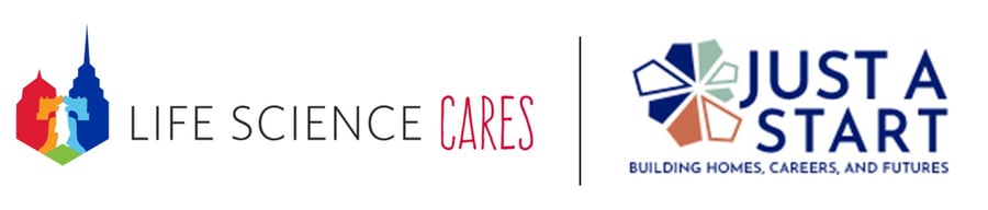 lsc and just a start logo