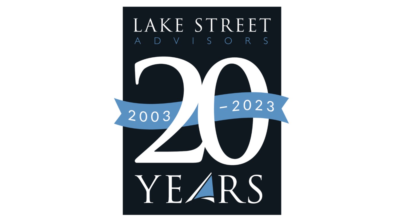 On Our 20th Anniversary, Lake Street Advisors Has a Lot to Celebrate